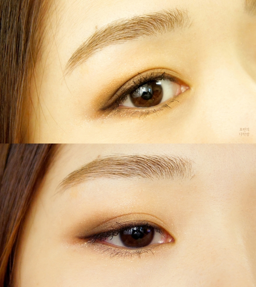 사용제품 : 뜨엘 스키니 컬링 마스카라 , 에뛰드 청순거짓 브로우 마스카라 #라이트브라운

속눈썹 위 아래에 모두 마스카라를 발라주고, 눈썹에도 헤어색과 맞는 마스카라를 발랐어요.

데일리로도 괜찮도록 색상을 조금 연하게 발랐는데 좀 진해도 괜찮을듯!