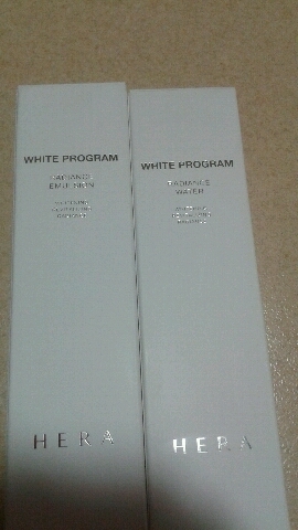 헤라 화이트프로그램워터와 에멀젼