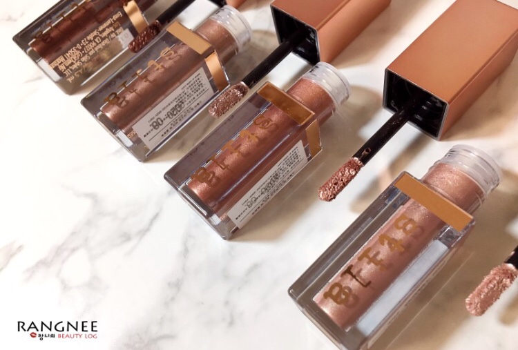 기존 메탈글리터섀도우가 데일리로 너무 부담스럽다는 의견들이 진~~~짜 많았잖아요! 저는 블링블링을 더 좋아라해서 키튼카르마가 제 인생템이지마는 ㅎㅎㅎ

요건 그런 의견들을 반영해서 출시된 느낌?!!!
은은한 쉬머타입으로 눈 전체에 마구마구 깔아 발라줘도 1도 안 부담스러운 점이 정말 좋았어요! ㅎㅎㅎ