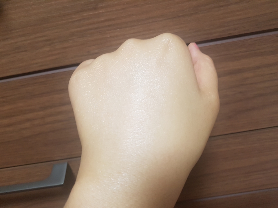 로션 바른 후 입니다