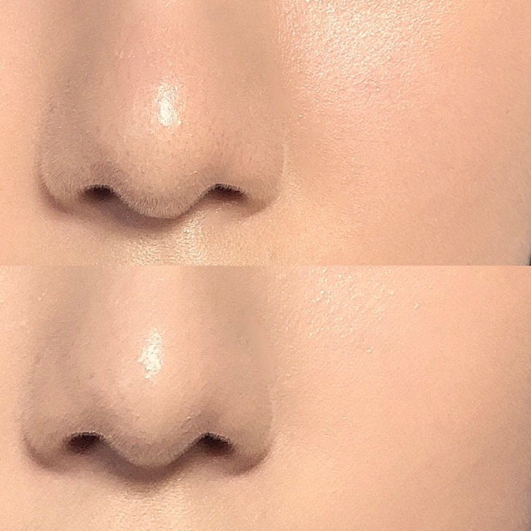 쿠션바른지 약 3시간에서 4시간 정도 됐어요! 저는 하고 그냥 집에서 집안일 조금 했고 날씨는 장마여서 꿉꿉한 대구 날씨입니다ㅎㅎ 

위 사진은 바른지 3~4시간 된 사진이에요
약간의 다크닝이 조금 보였고
확실히 코쪽에 기름 올라오는 곳은 몽글몰글하게 뭉쳐있죠? 유분에는 약한 거 같아요! 그래서 지성분들보다는 건성분들에게 추천할게요!ㅎㅎ
그리고 저는 코옆에 끼임은 별로 안심하더라구요ㅎㅎ

컨실러 프라이머 파우더 처리 전혀 하지 않고 쿠션만 발랐는데 이정도면 정말 지속력이 좋다고 생각해요!

아래사진은 바로 후 다시 쿠션을 톡톡 발라 수정한 직후 입니다ㅎㅎ 
수정이 잘 되더라구요 물론 처음 바른 직후보다는 아니지만 몽글몽글한것도 어느정도 없애주고 촉촉하게 마무리가 되다보니 밀림이나 각질부각 없이 수정하기에 좋더라구요ㅎㅎ
제가 세미매트 쿠션을 사용 했었는데 콧망울에 각질,껍질 벗겨짐이 눈에 띄는게 싫었는데 이 제품은 어느정도 가려주면서 다시 수정이 되어서 너무 만족했어요ㅎㅎ

