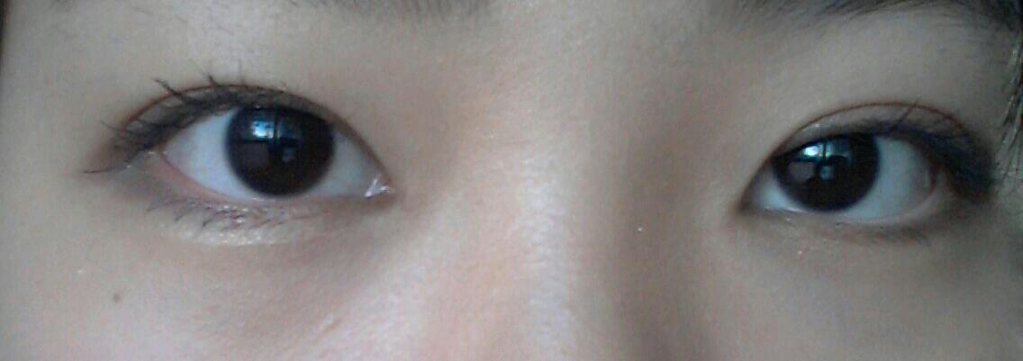 마스카라를 진하게했을때에요ㅎㅎ
어떠세요?