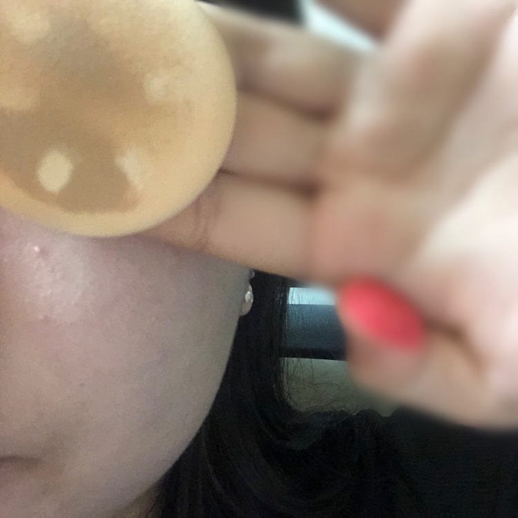 한번 찍은걸로 펴발라봤어요!