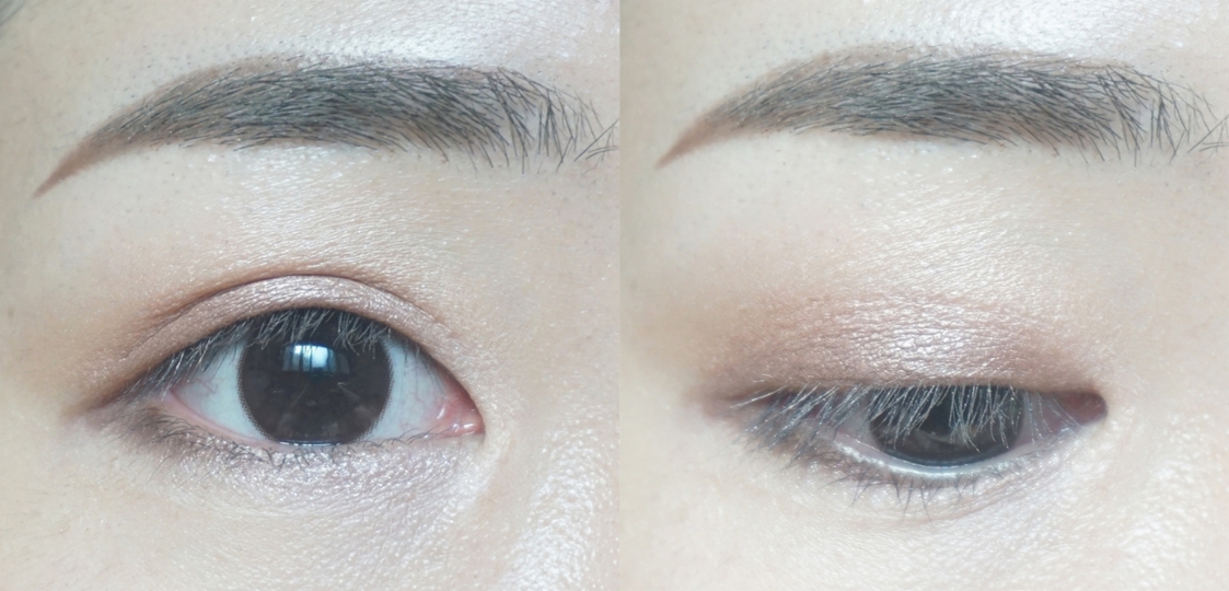 STEP 5. ④로 표시된 컬러를 애굣살 위에 얹어줍니다.